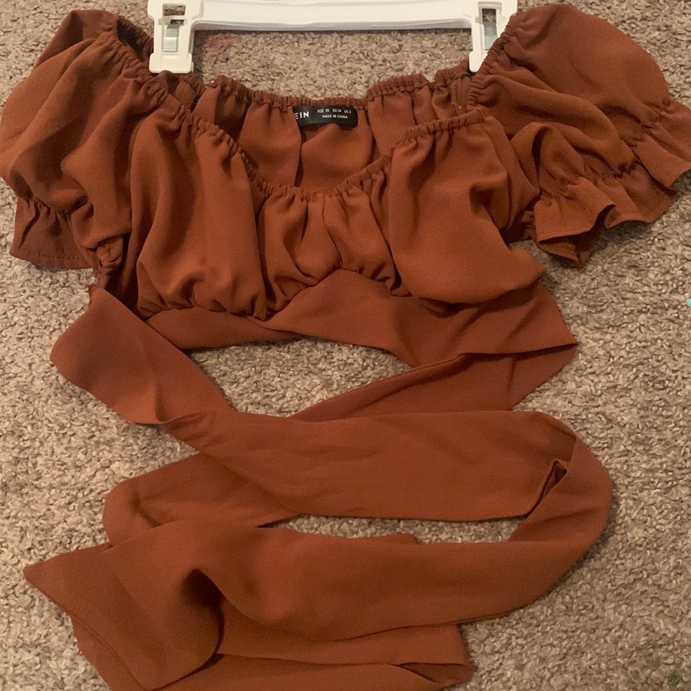 shein wrap around shirt